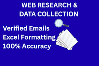 do web research and data collection