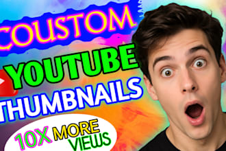 create high CTR youtube thumbnail