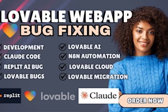 build lovable dev webapp using claude code replit ai fix lovable ai website bugs