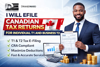 efile canadian tax returns t1 and t2