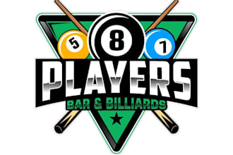 design awesome billiard logo