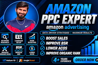 be your amazon ppc campaign consultant, amazon fba ads VA