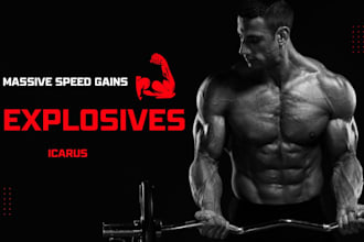 create explosive workout plans for strength, speed and power