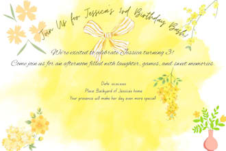create aesthetic invitation cards