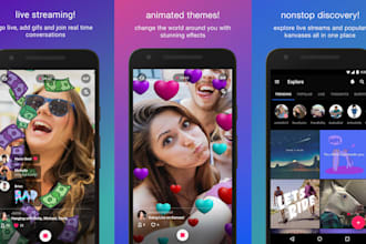 develop music streaming app live streaming app video streaming website