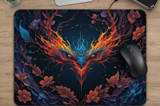 provide custom mouse pad design or desk mat design
