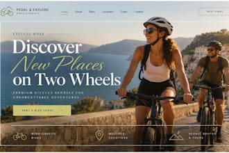 design squarespace bicycle rental website bicycle repair website bicyle shop