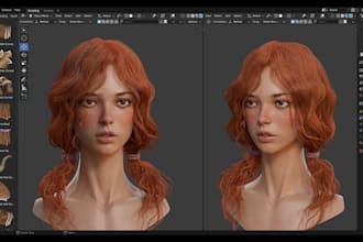 do realistic 3d metahuman, 3d metahuman character modeling 3d humanoid character