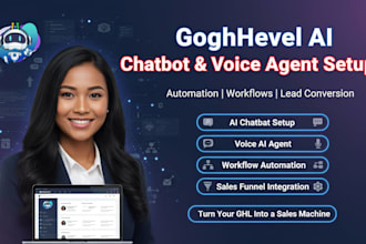 build gohighlevel ai chatbot voice ai agent chat bot workflow ghl
