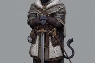 do dnd character art, illustration, commission art