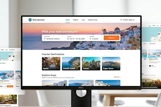 create UI UX for booking platforms