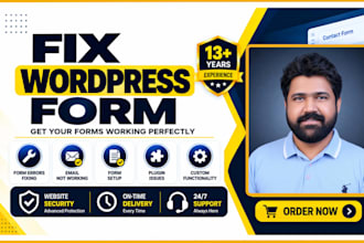 fix wordpress form, gravity forms, contact form, formidable forms, contact form