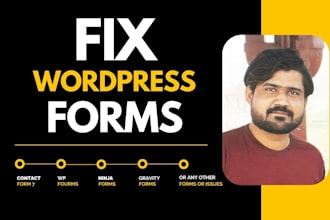 fix wordpress form, create or fix wordpress form 7, formidable, gravity form