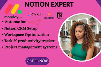 do custom notion template notion dashboard workspace notion automation expert