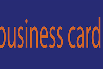 create unique business card , logo designs