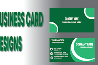 create unique business card , logo designs