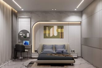 design modern and realistic interior for your home or office