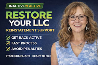 prepare your llc reinstatement, reinstate llc, restore llc, llc compliance