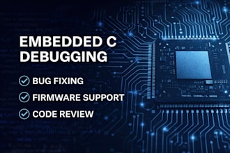 debug and fix your embedded c code