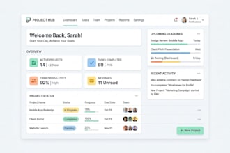 redesign old UI UX into modern interface