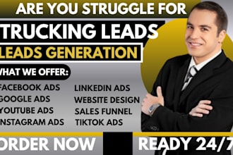 verified trucking leads freight broker leads logistics leads facebook ads