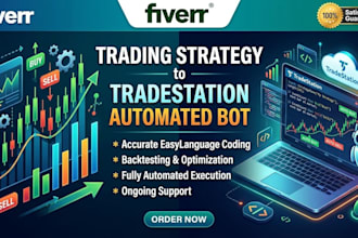 convert trading strategy, indicator into tradestation easylanguage automated bot