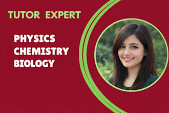 do academic research and tutoring for chemistry, physics and biology