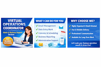 be your virtual operations coordinator and admin assistant