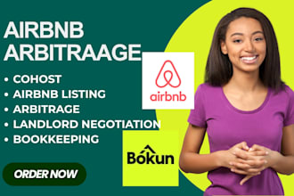 do airbnb arbitrage, cohosting and listing optimization bokun, hostaway setup