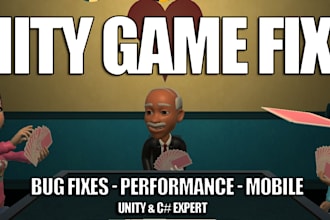 fix, optimize or build your unity mobile game