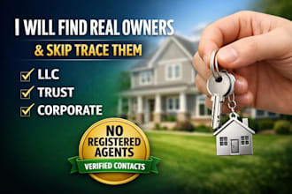 find real owners behind llc and trusts with accurate skip tracing