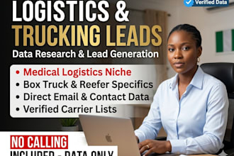provide logistics support and trucking lead generation
