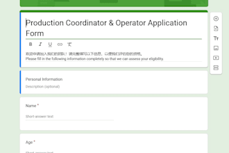 create professional google forms