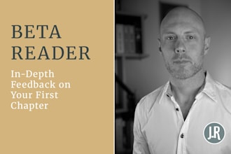 beta read your first chapter up to 3000 words