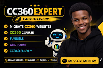 set up your cc360 account cc360 funnel cc360 course and automations perfectly