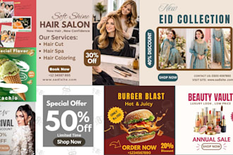 create social media posts, facebook ad image, instagram post
