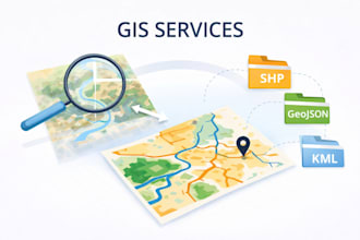 digitize maps and convert images into gis vector datasets