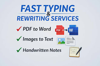 typing and retyping jobs