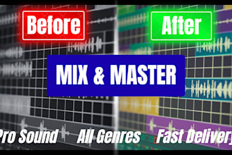 professionally mix and master your song