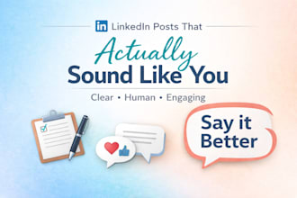 write engaging linkedin posts