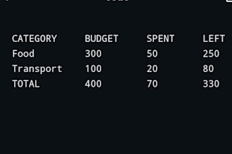 create a personal student budget tracker in excel for you