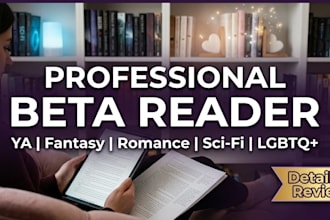 beta read science fiction romance fantasy yanovel cozy mystery beta reader igbtq