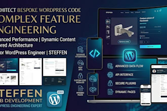 architect bespoke wordpress code for complex features