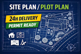 design site plan, plot plan, subdivision layout for permit