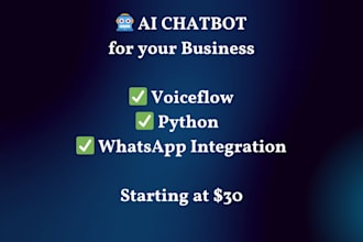 build an ai chatbot for your business using voiceflow