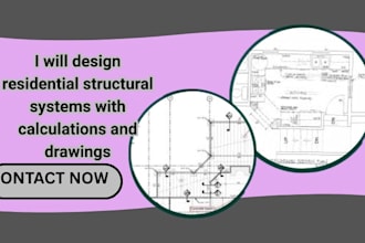 design residential structural systems with calculations and drawings