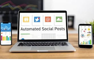 setup automated posting system for your social media platforms