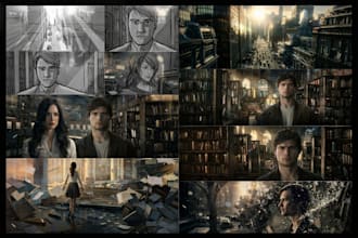 draw storyboards for advertisement,commercial, sketch film, animation, comic
