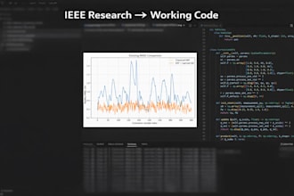 convert wireless communication research papers to python code