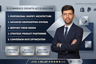 create a high converting shopify store  edit redesign automated shopify